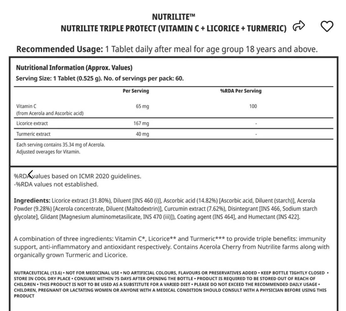 NEW LAUNCH!!! TRIPLE PROTECT - ANTI INFLAMMATORY